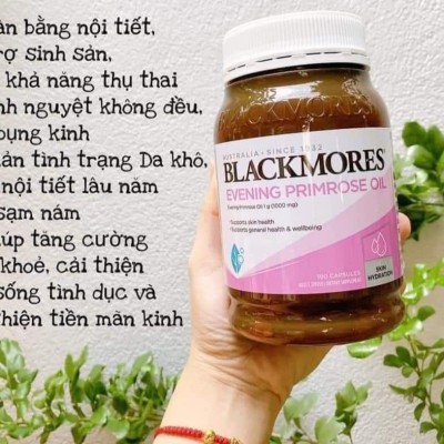 Viên Uống Blackmores Tinh Dầu Hoa Anh Thảo 190 Viên Evening Primrose Oil